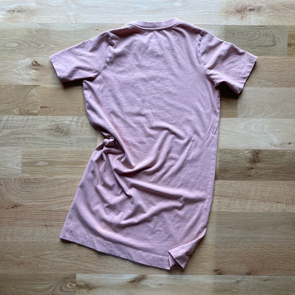 Everlane Cotton Weekend Tee Dress XS EUC in Neutral Pink Beige - Picture 3 of 6